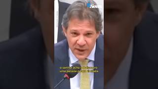 Haddad dá invertida em deputado que o chama de \