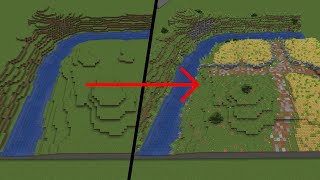 Creating Terrain with Worldedit and VoxelSniper | Minecraft Terraforming Tutorial #002