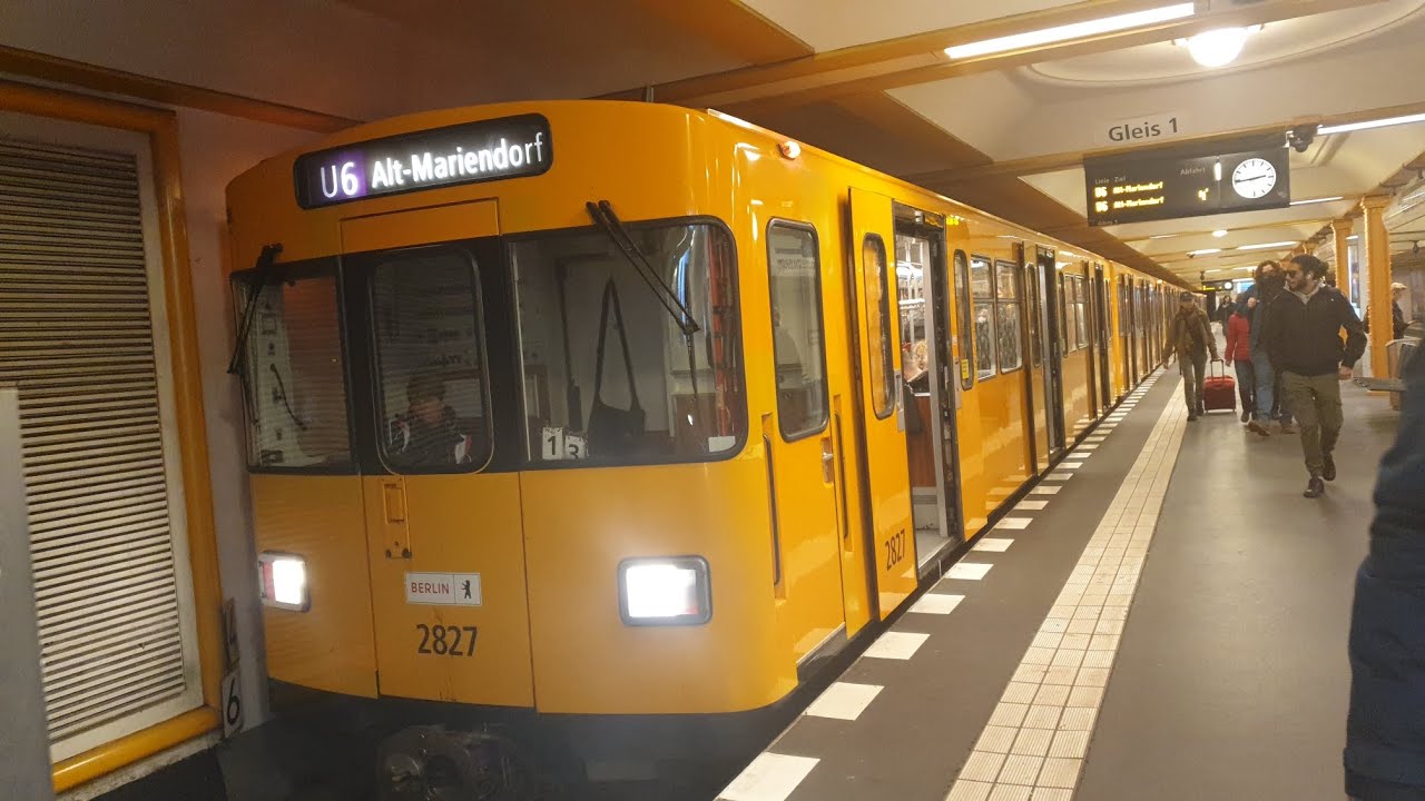 U-Bahn Berlin|Mitfahrt Im Braunen F87 Auf Der U6 Von Kurt-Schumacher ...