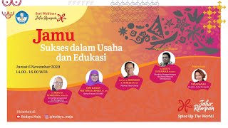 Jalur Rempah - Jamu, Sukses dalam Usaha dan Edukasi