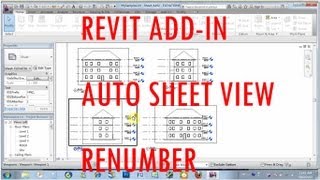 Revit Add-in Automatic sheet view renumber