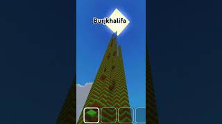 burg khalifa in  mine craft