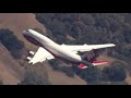 Boeing 747 Global SuperTanker at the LNU Lightning Complex fires