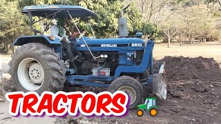 Tractors in the school yard #tractor