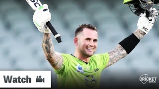 Alex Hales Slam rapid century in BBL highest ever total | KFC BBL|10