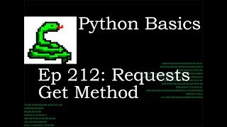 Python Basics Requests Get Method