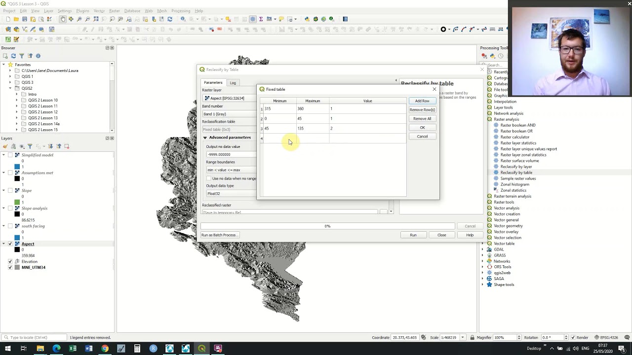 QGIS 3 Lesson 6 - Reclassifying Our Raster - YouTube