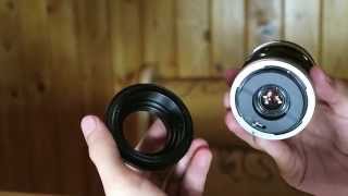 How to mount Canon FL lens to FD adapter (and how to operate the aperture)