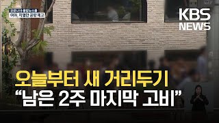 오늘(18일)부터 수도권 사적모임 8명까지…“남은 2주 일상회복의 마지막 고비” / KBS  2021.10.18.