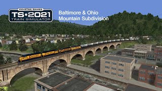 Train Simulator 2021: B\u0026O Mountain Sub  Pt. 1