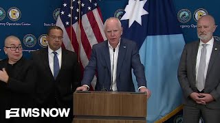Governor Tim Walz calls aftermath of Pretti killing ‘a moral debate’, peaceful protests