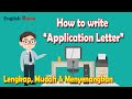 Application Letter | Surat Lamaran Kerja | Materi Bahasa Inggris Kelas 12 XII SMA