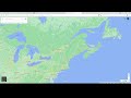 asmr casual map viewing boston ~1 hour 15 min