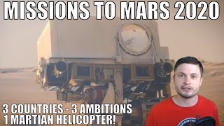 Trio of Ambitious 2020 Missions to Mars - 3 Countries, 1 Helicopter