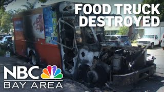 San Jose family's food truck destroyed in fire