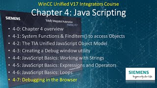 WinCC Unified v17 # 16: JavaScript Debugging in Chrome Browser 🕷️ #WinCCGURU