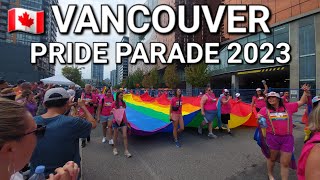 🇨🇦 Vancouver Pride Parade 2023 | Vancouver, BC, Canada | August 6