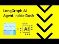 How to add an AI Agent to Plotly Dash App with LangGraph