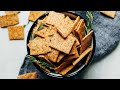 1-Bowl Vegan Gluten-Free Crackers | Minimalist Baker Recipes