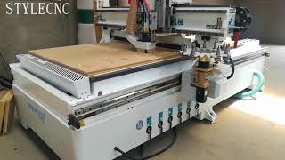 2018 Automatic tool changer CNC wood router machine for wood working video