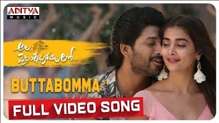 #AlaVaikunthapurramuloo - ButtaBomma Full Video Song (4K) | Allu Arjun | Thaman S | Armaan Malik