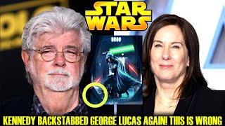 George Lucas Backstabbed By Kathleen Kennedy Again! This Is Wrong (Star Wars Explained)