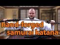 Hand Forged Samurai Katana Unboxing and Review | KarateMart.com