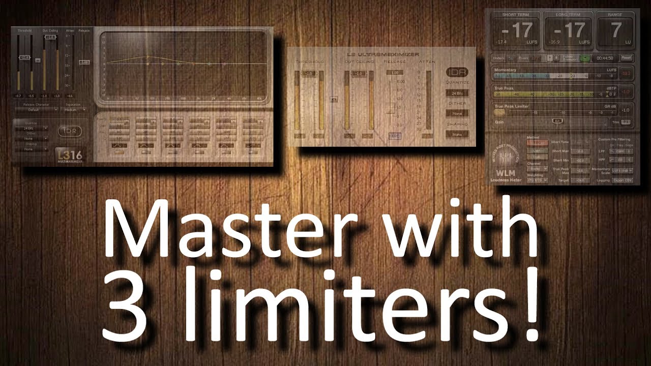 Master With 3 Limiters Youtube