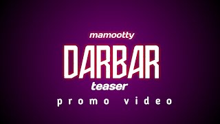 DARBAR teaser [ mammukka version ] | coming soon  | promo video