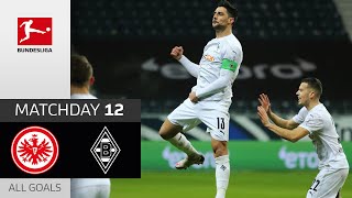 Last Second Goal saved Gladbach 1-3 down | Frankfurt - M'gladbach | 3-3 | All Goals | Matchday 12