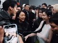 aespa karina got along with lee jaewook at the prada show ft. win metawin u0026 kentaro sakaguchi