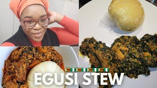 Let's cook Egusi Stew Zimbabwean way 🇳🇬🇿🇼/Sadza and Hozhwa😋