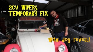 2CV Windscreen Wipers - temporary fix! (with HubNut Dog Bonus). Part 2