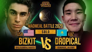 BIZKIT VS DROPICAL |1/2 Mad Meal Battle online 2020|