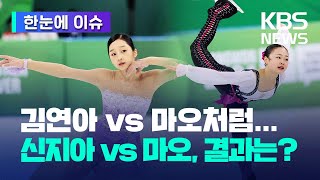 신지아 vs 시마다 마오, 피겨 샛별 대결 승자는? [한눈에 이슈]  / KBS  2024.01.29.