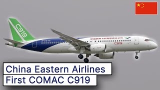 Comac successfully tested the first C919 aircraft for China Eastern Airlines,  will delivered soon