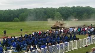 Abrams jump and fire at APG 2017