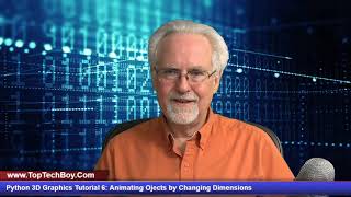 Python 3D Graphics Tutorial 6: Animating 3D Objects by Changing Dimensions in Visual Python