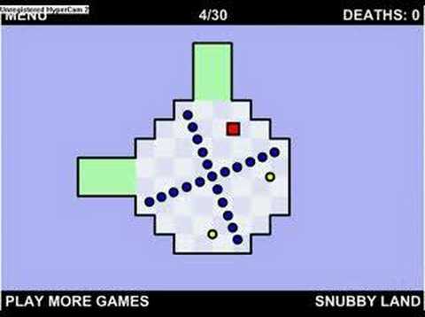 The World's Hardest Game (Level 4) - YouTube