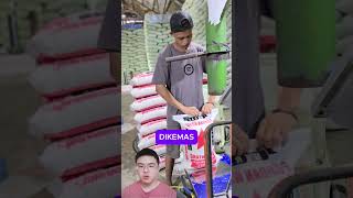 Proses pengemasan beras #shorts #reaction #trending