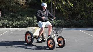 4 Wheel Electric Bike Is INCREDIBLE! You Must See This 4 Wheel EBike to Believe It! Unlike Any EBike