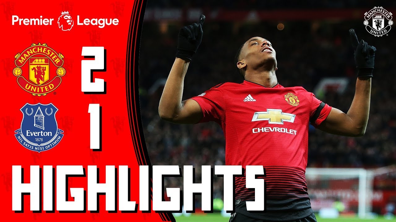 Highlights | Manchester United 2-1 Everton | Martial Stunner Seals The ...