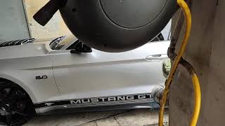 mustang tukar rim baru