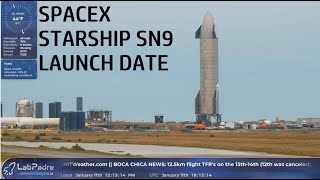 SPACEX STARSHIP SN9 Launch date