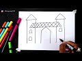 99% लोग घर बनाने का तरीका नहीं जानते most easy way to draw dream house step by step easy drawing