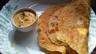 Rava Uttapam With Coconut chutney | झटपट रवा उत्तपम | instant Rava uttapam |