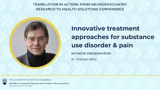 Keynote Presentation: Innovative Treatments for Substance Use Disorders & Pain