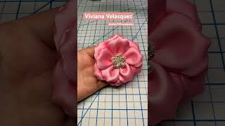 #howto #diy #sewingideas #diydecostura #comohacer #hechoamano #flores #fabricflowers #artist