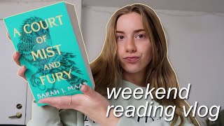 what i read in a weekend (realistic) 🍓🍡🦢 | weekend reading vlog