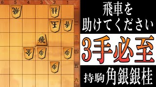 【将棋】必至をかけてください「駒は取られる瞬間が一番働く（３手）」【将棋終盤の基本】